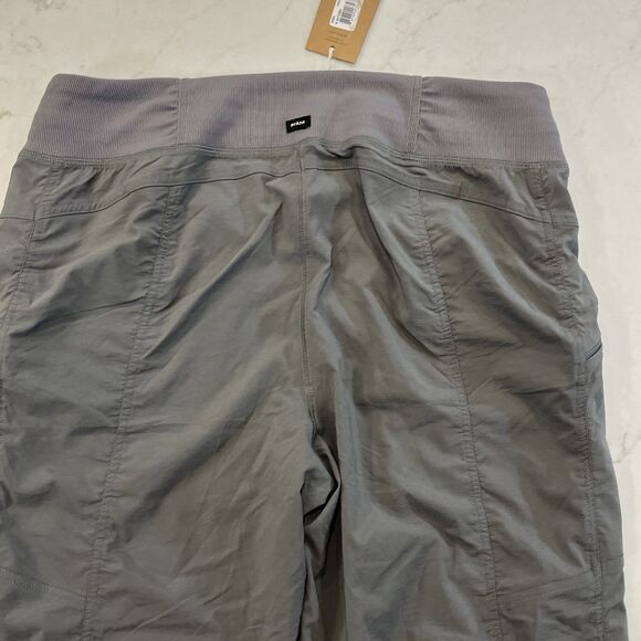 Prana NEW Koen Pant Gray Large x 30" Hiking Outdoor Pull On Stretch Zip Pockets - Picture 11 of 16